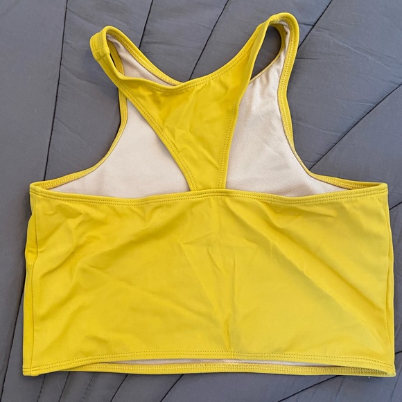 Kortni Jeane swim top yellow size 10/11 girls - Picture 2 of 2
